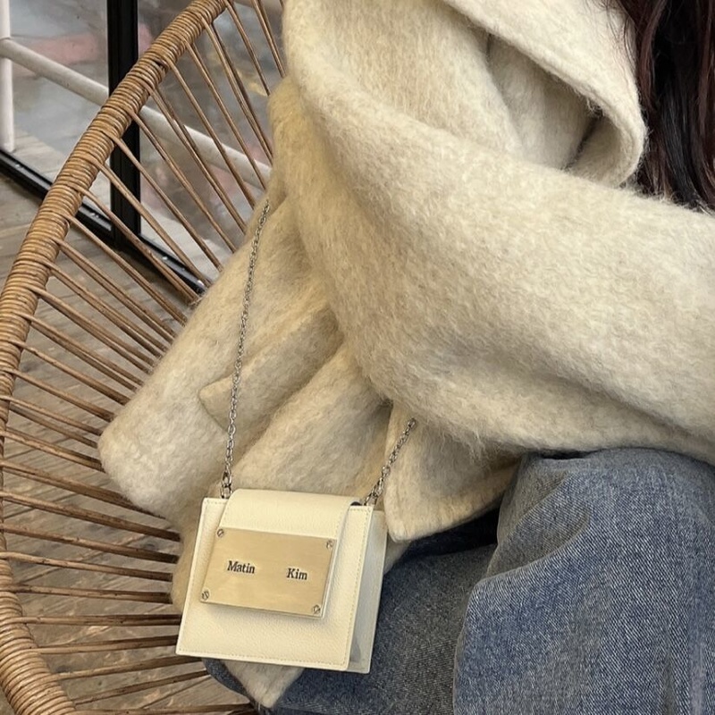 韓國MATIN KIM - ACCORDION MINI BAG IN IVORY